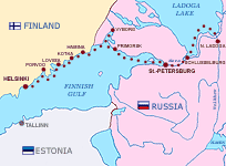 Route of the Rusich expedition